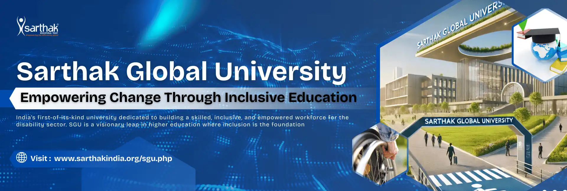 Support Sarthak Giving Campaign - SGU Donation Banner