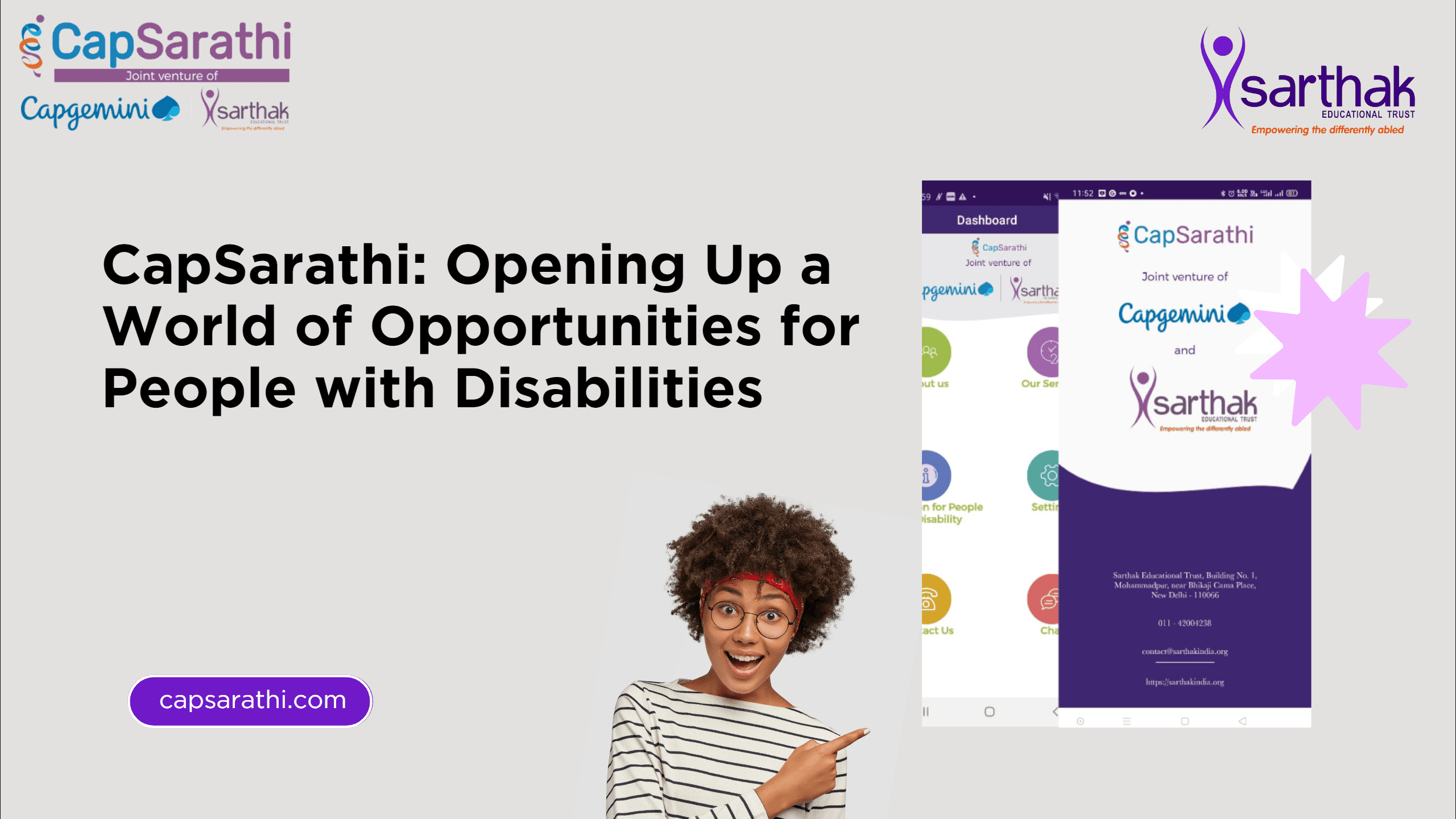 CapSarathi: Opening Up a World of Opportunities for People with Disabilities