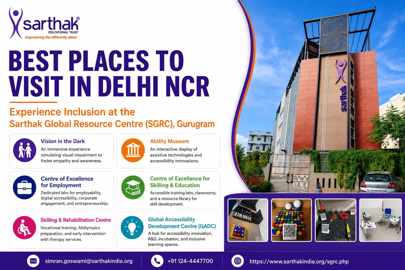 Best Places to Visit in Delhi NCR: Experience Inclusion at the Sarthak Global Resource Centre (SGRC)